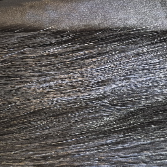 Adienne Landau NEW FAUX VEST L Black Luxury - Picture 5 of 7